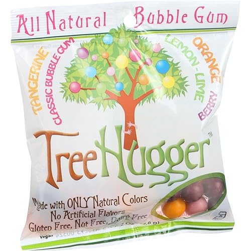 Tree Hugger Bubble Gum - Citrus Berry - 2 oz - Case of 12