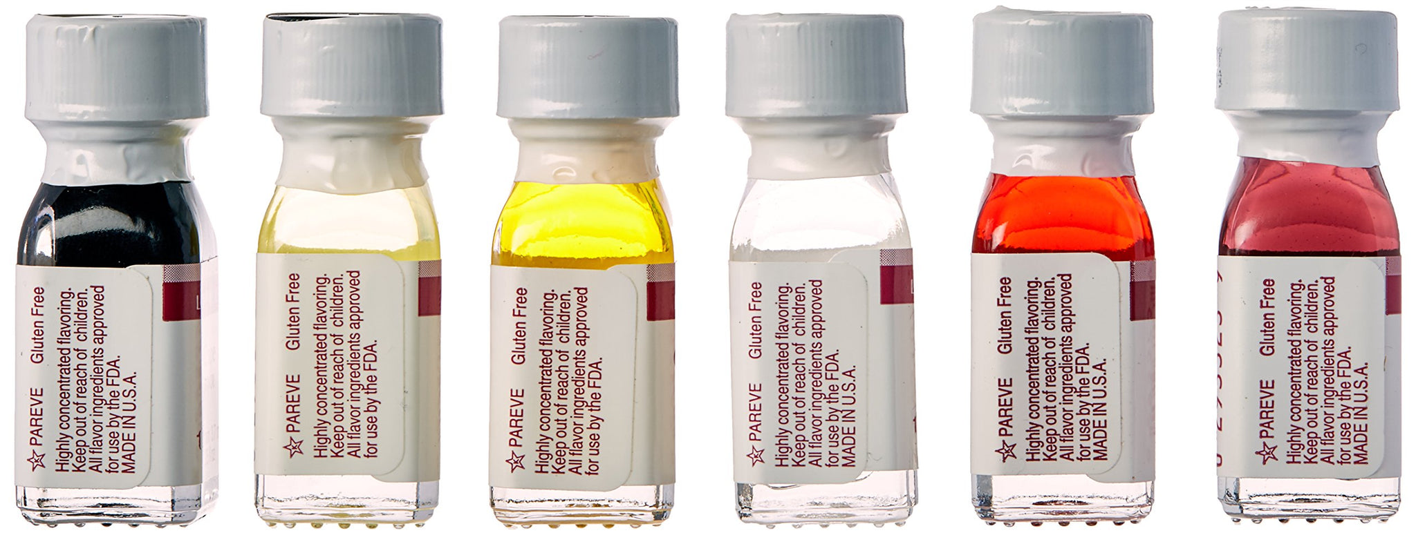 LorAnn Super-Strength Pack #2 6 Fruity Flavors in dram bottles (.0125 fl oz - 3.7ml)