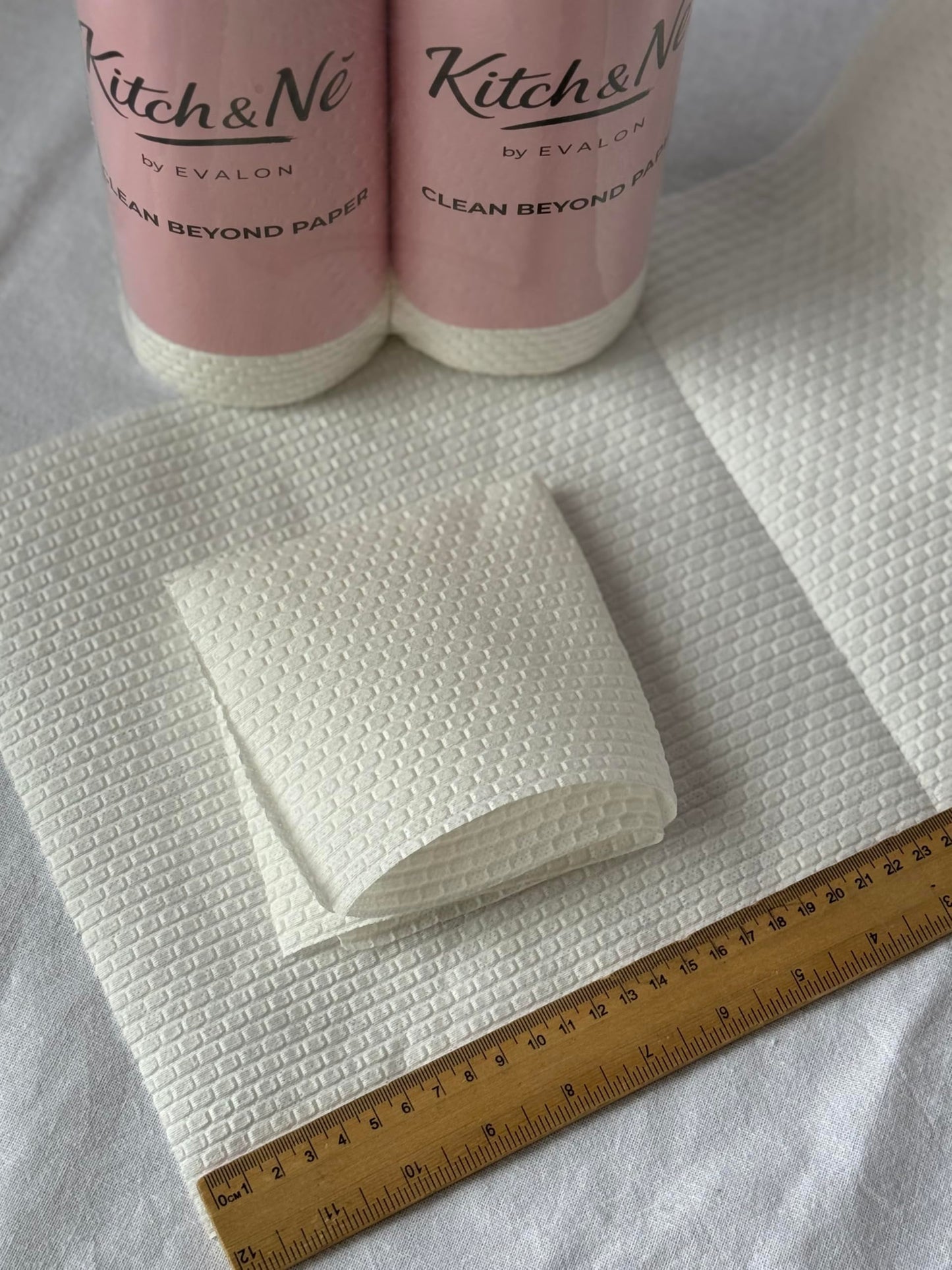 Reusable Cleaning Cloths - Lint-Free Ultra Absorbent Non-Woven Kitchen Cleaning Towels, Reusable Cleaning Wipes Roll, 2 Rolls, 100 Sheets, 25×25 cm