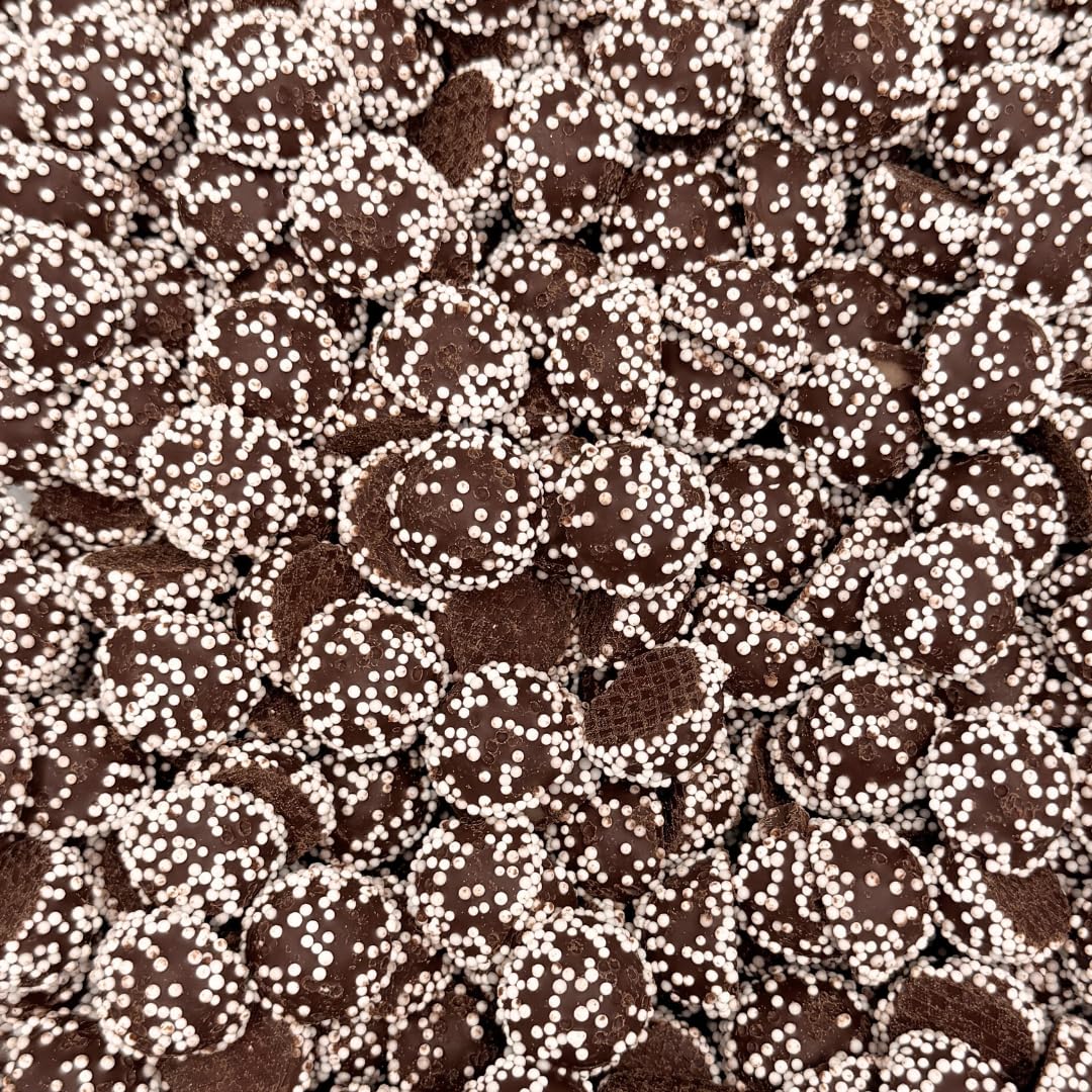 Swedisweets Swedish Punsch Pralines - Chocolate Covered Candy Balls with Creamy Punsch Flavor, Classic Scandinavian Chocolate Candy 8oz - 1/2 lbs