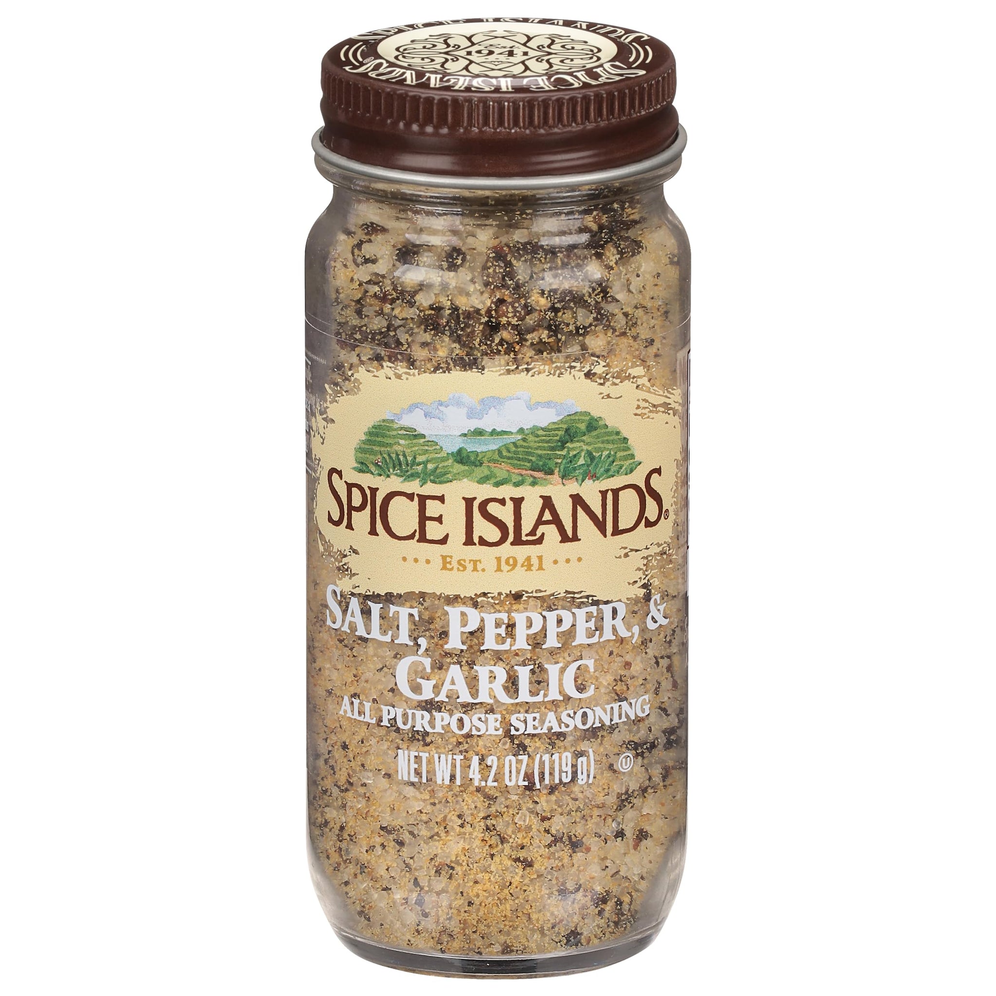 Spice Islands All-Purpose Seasoning Blends, Salt, Pepper & Garlic, 4.2 Ounce