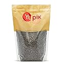 Yupik Raw Black Chia Seeds, 2.2 lb (35.2 oz), Gluten-Free, Kosher, Vegan, Natural Seeds, Plant-Based Superfood, Rich in Fiber, Source of Omega-3