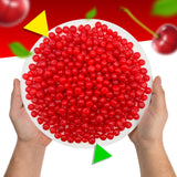 Cherry Sours | Chewy Red Candy | 1 Pound Bag | Sour Red Candy | Sour Cherry Balls | Cherry Sours Candy Balls | Aprox.150 pieces