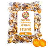 Sugar Free Butterscotch Hard Candy Arcor - 2LB Bag (About 150 Pieces) Of Individually Wrapped Sugar Free Butterscotch Buttons, Butter Scotch Bulk