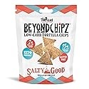 BeyondChipz Low Carb Tortilla Chips, Salty Good, Keto Friendly, Gluten Free, One 5.3oz Pouch