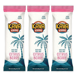 Kava Drink Sampler Mix - 3 Individual Kava Kava Extract Powder Packets - Alcohol Replacement Drink with a Buzz - Natural Energy Booster, Mood Support