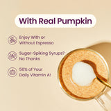 Blume Pumpkin Spice Latte - Superfoods Powdered Latte - Syrup free, Organic & Vegan Latte - 25 Servings (125g)