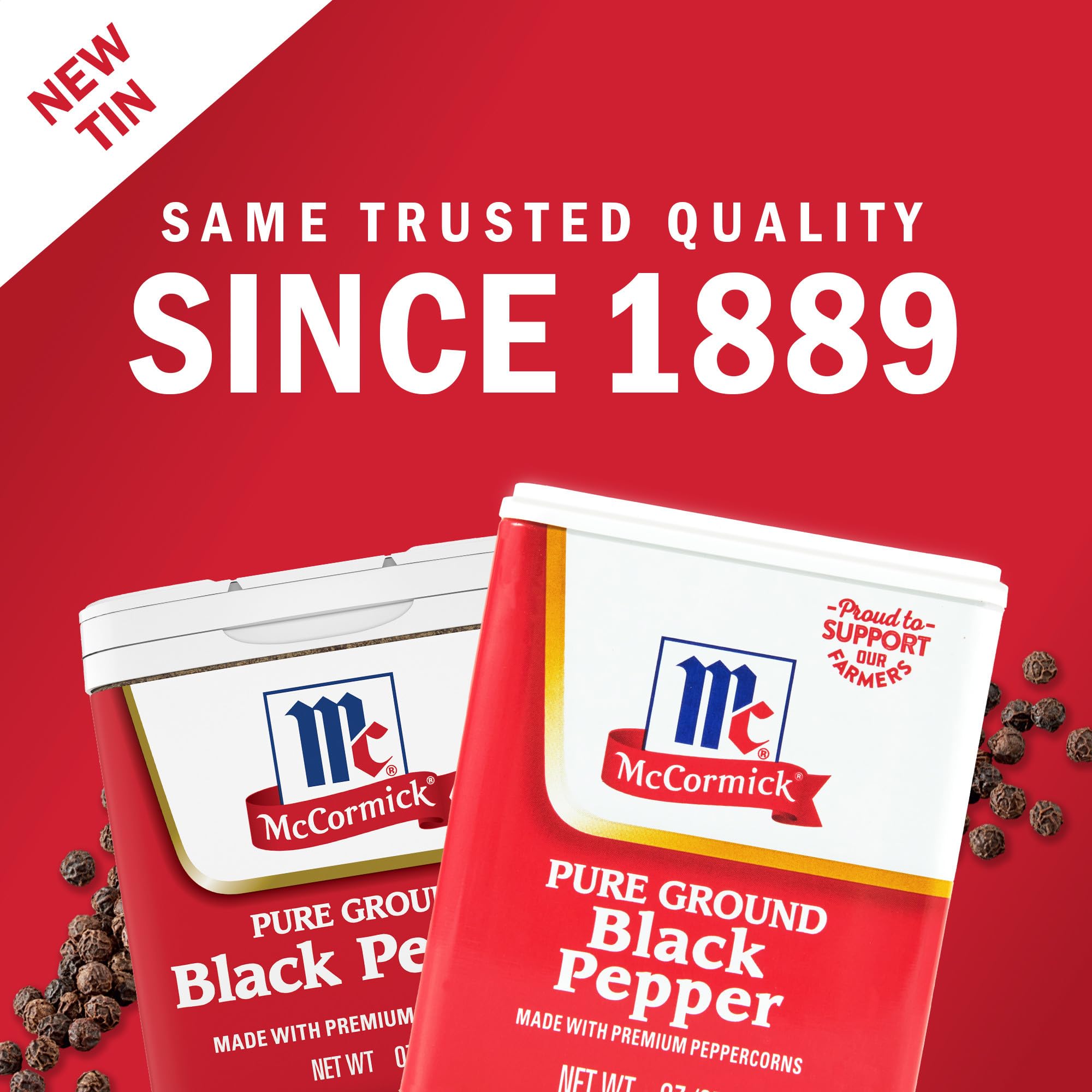McCormick Pure Ground Black Pepper, 3 oz