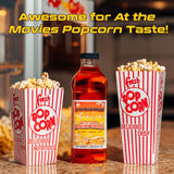 At-The-Movies-Popcorn® Buttery Flavor Popcorn Topping (1 Liter) - Movie Theater Butter Popcorn Oil, Vegan, Gluten Free, Non GMO, Zero Trans Fat, Rich