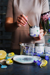 Ancient Choice - Blue Matcha (50 grams) | Butterfly Pea Flower Powder Tea | Medium Grind | Sun-dried in Thailand | Non-GMO | No Plastic | Non-Plastic