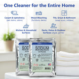Supply Masters Sodium Percarbonate Powder 2 Pack (10 lbs Total) - Oxygen Bleach Alternative & Stain Remover - Multi-Purpose Cleaner for Laundry