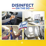 Lysol Disinfecting Wipes To-Go Pack, Lemon Scent, 15 Count (Pack of 6)