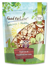 Food to Live California Natural Sliced Almonds, 2 Pounds - Raw Unblanched Almond Nuts, Kosher, Vegan, Keto, Bulk. High in Protein, Dietary Fiber