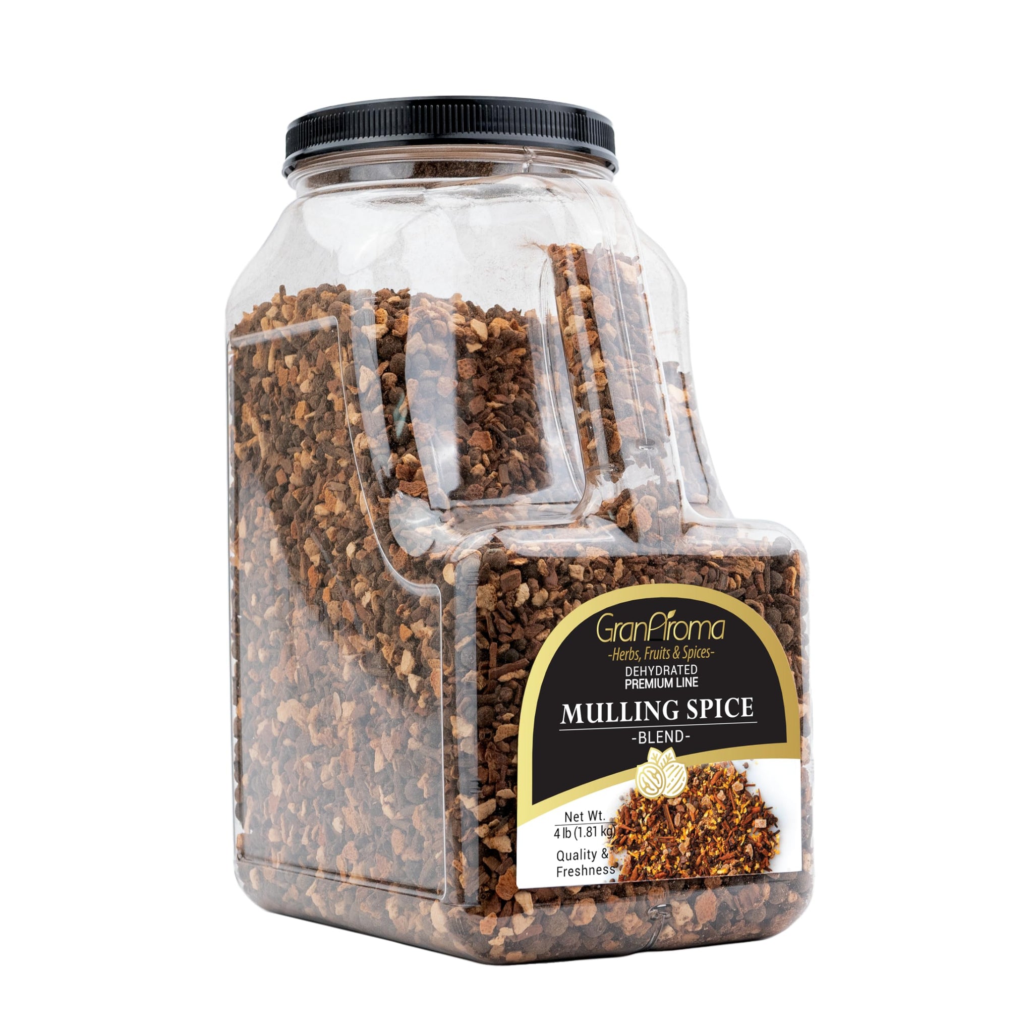 GranAroma Mulling Spice Blend, Sweet & Aromatic, Holiday Spice Blend, Potpourris & Teas (4 Pound)