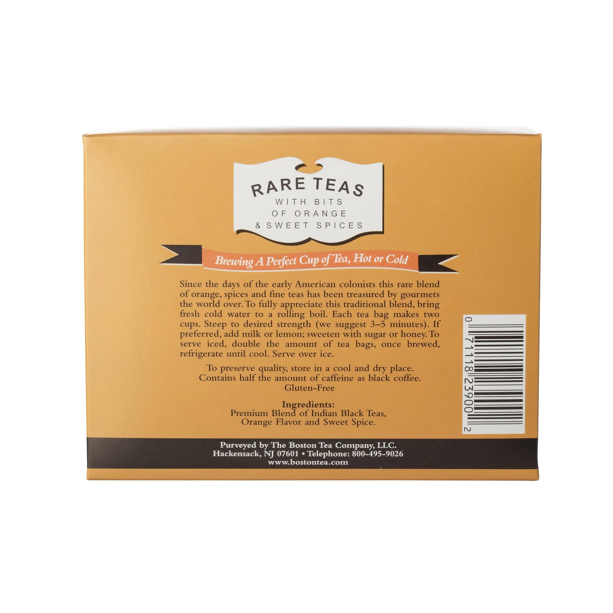 Boston Tea Party 50 count box tea bags - 6pk