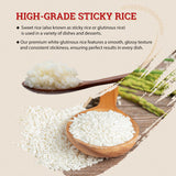 52USA Sweet Sticky Rice 2 Pound (32 Ounce), Premium Glutinous Rice 907g (Pack of 1), Gluten-Free, Vegan, All Natural, White Rice, Rich in Fibers