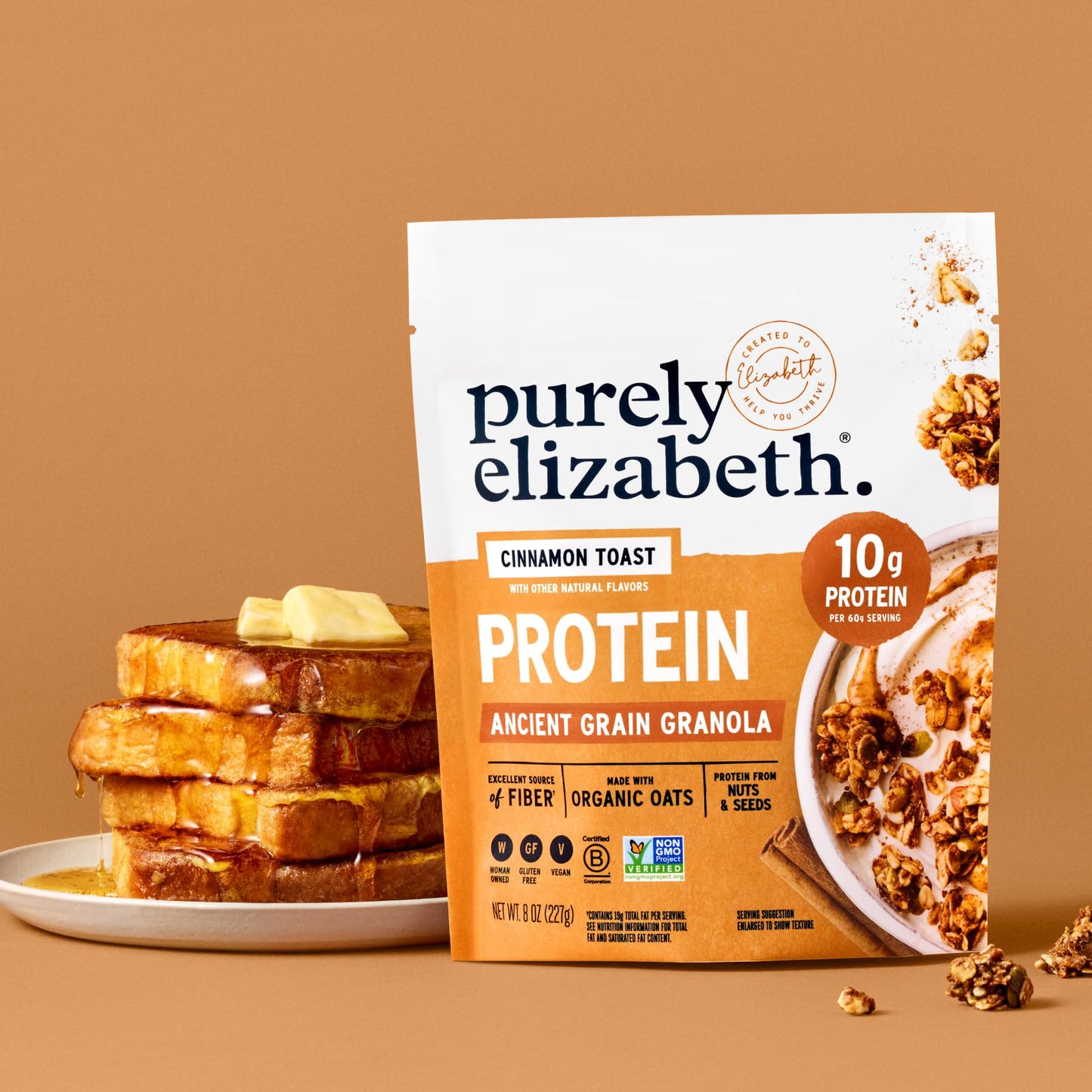 Purely Elizabeth, Protein Granola, Variety Pack, 8oz Bags (3 Pack)
