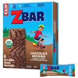 Zbar - Chocolate Brownie - Soft-Baked Energy Snack Bars - Non-GMO - 11g Whole Grains - USDA Organic Granola Bars - Snacks for Kids (6 Pack)