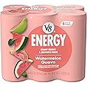 V8 Energy Watermelon Guava Energy Drink, 8 fl oz Can (6 Pack)
