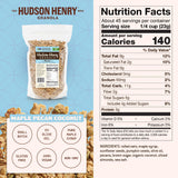 Hudson Henry Maple Pecan Coconut Granola | Gluten Free Granola with Nuts & Seeds | Vegan, Non-GMO & Small Batch Baked with Pure Maple Syrup & Extra
