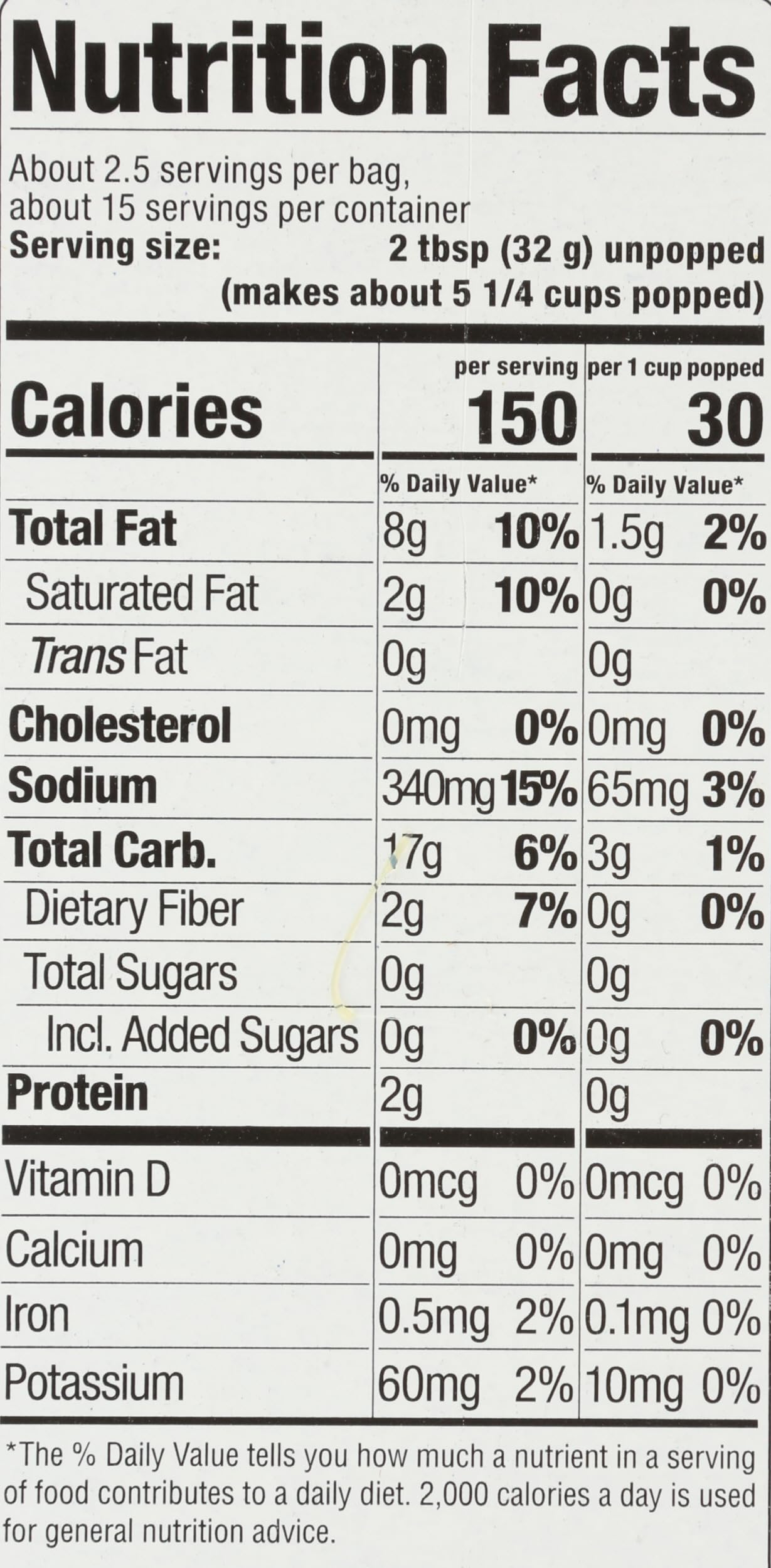 Skinny Pop Butter Microwave Popcorn, 16.8 OZ