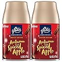 Glade Automatic Spray Refill, Air Freshener for Home and Bathroom, Autumn Spiced Apple, 6.2 Oz, 2 Count