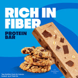 Quest Nutrition Oatmeal Chocolate Chip Protein Bars, 20g Protein, 1g Sugar, 5g Net Carb, Gluten Free, Keto Friendly, 4 Count
