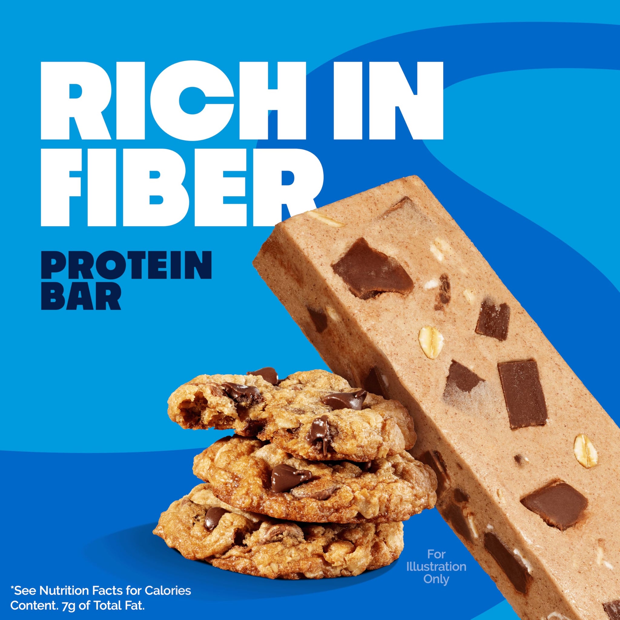Quest Nutrition Oatmeal Chocolate Chip Protein Bars, 20g Protein, 1g Sugar, 5g Net Carb, Gluten Free, Keto Friendly, 4 Count