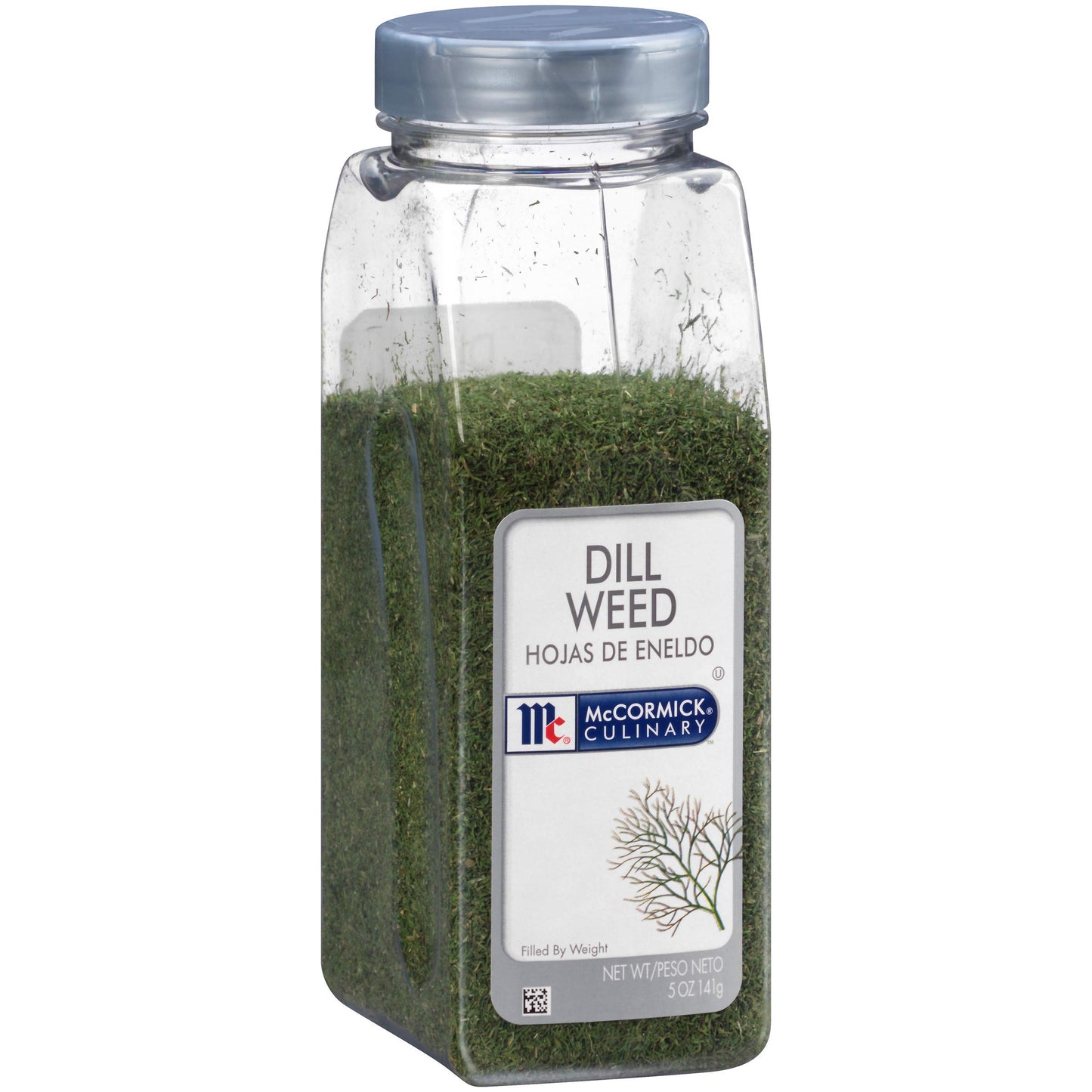 McCormick Culinary Dill Weed, 5 oz - One 5 Ounce Container of Dried Dill Weed Seasoning For Back of House Use, Best in Stuffings, Dips, Soups, Seafood