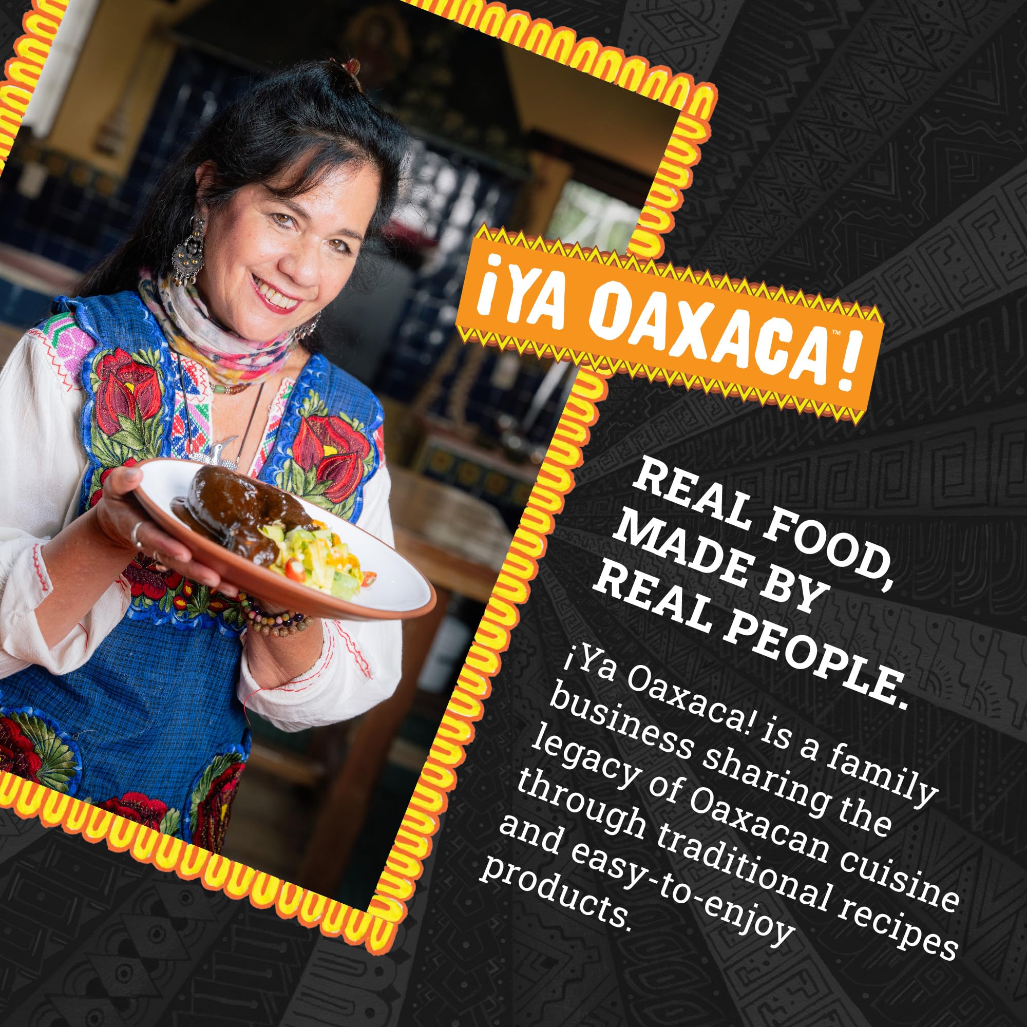 Ya Oaxaca - Mole Sauce - Negro - Medium Spice - Blend of Smoked & Dried Chiles, Spices, & Chocolate - Vegan, Non-GMO, Gluten Free - Great in