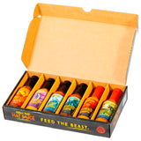 Mythical Meats Hot Sauce 6 Pack Gift Box - Small Batch Made with Natural Ingredients - Gluten Free, Non-GMO - (6) 5 OZ. Bottles