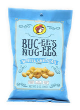 Buc-ee's Nug-ees: White Cheddar Flavored Powdery Cheese-Flavored Beaver Nuggets Sweet Corn Puff Snacks From Texas, Gluten Free, 1 Bag of 5 Ounce