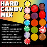 Lalees Hard Candy Mix - 3 LB - Approx. 220 Pieces - Assorted Classic Desk Hard Candy - Large Bag for Office - Individually Wrapped - Mint, Starlight