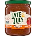 Late July Snacks Medium Salsa, 15.5 oz Jar