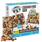 Lenny & Larry's Cookie-fied Protein Bar - Chocolate Almond Sea Salt Vegan Protein Bars 9x45g - Healthy Snacks with 12g Plant Protein & 5g Fiber