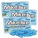 Mike and Ike Sour Blue Raspberry Theater Boxes, Chewy Fruit Candies, Movie Night Treats, 4.25 Ounces (Pack of 3)