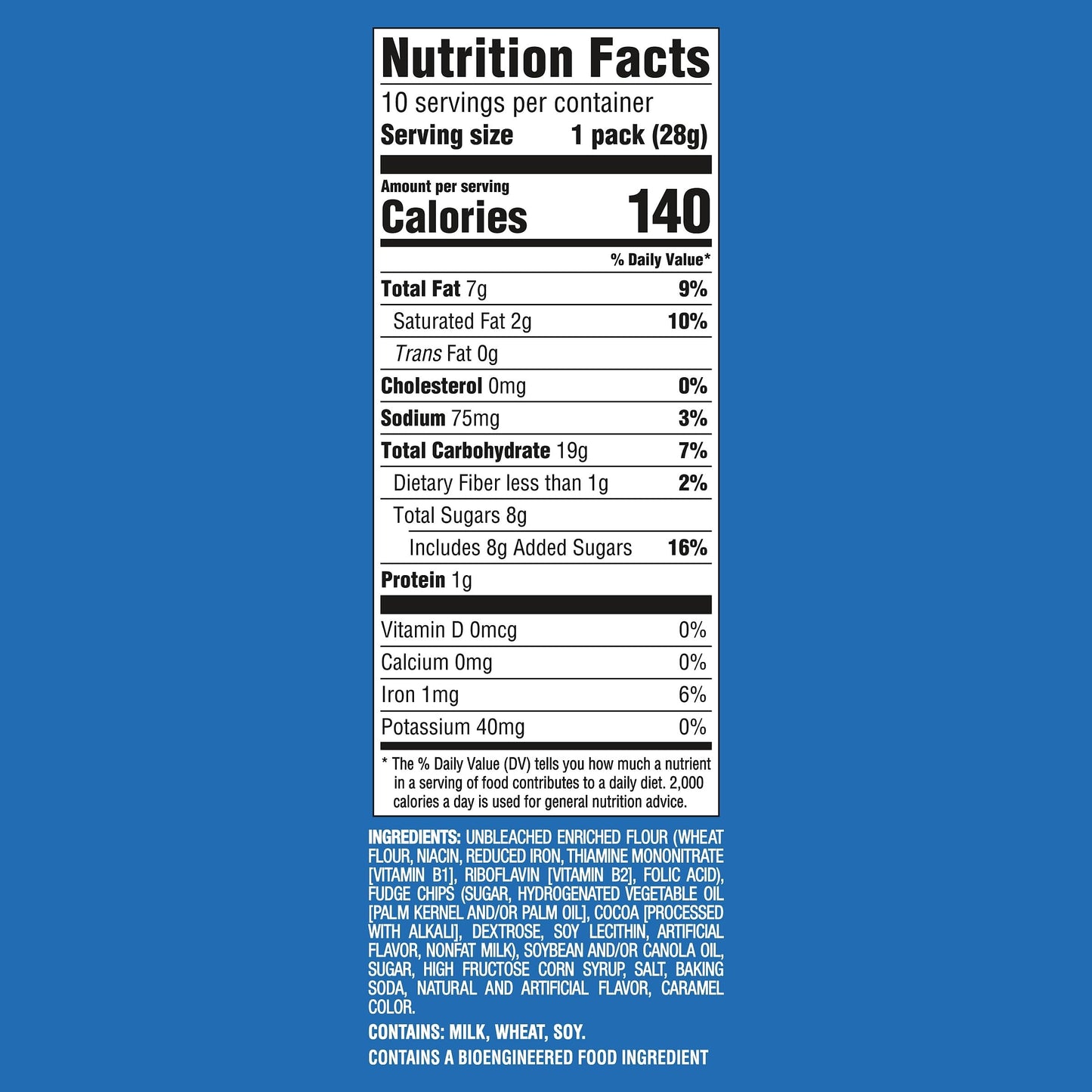 CHIPS AHOY! Mini Original Chocolate Chip Cookies, 10 Snack Packs
