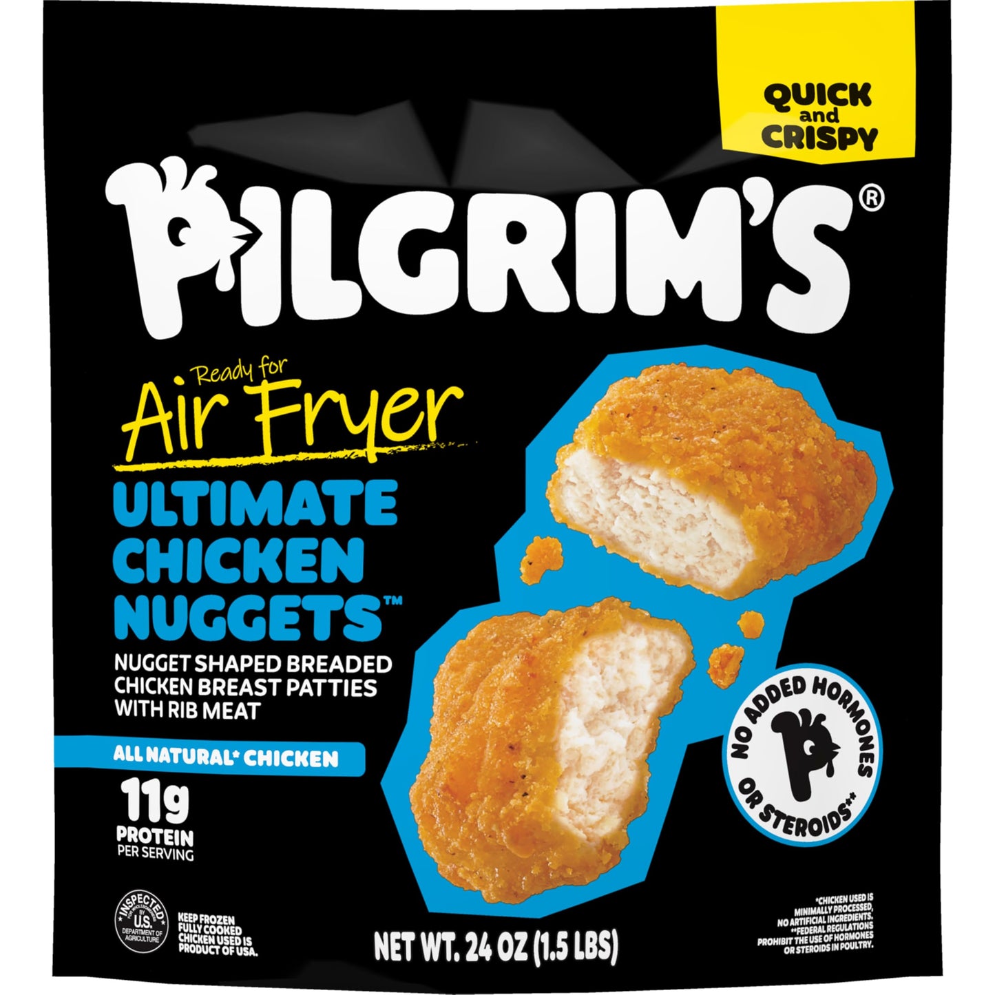 Pilgrim’s® Ultimate Nuggets | Fully Cooked | 11 G Protein | Frozen |1.50 LB