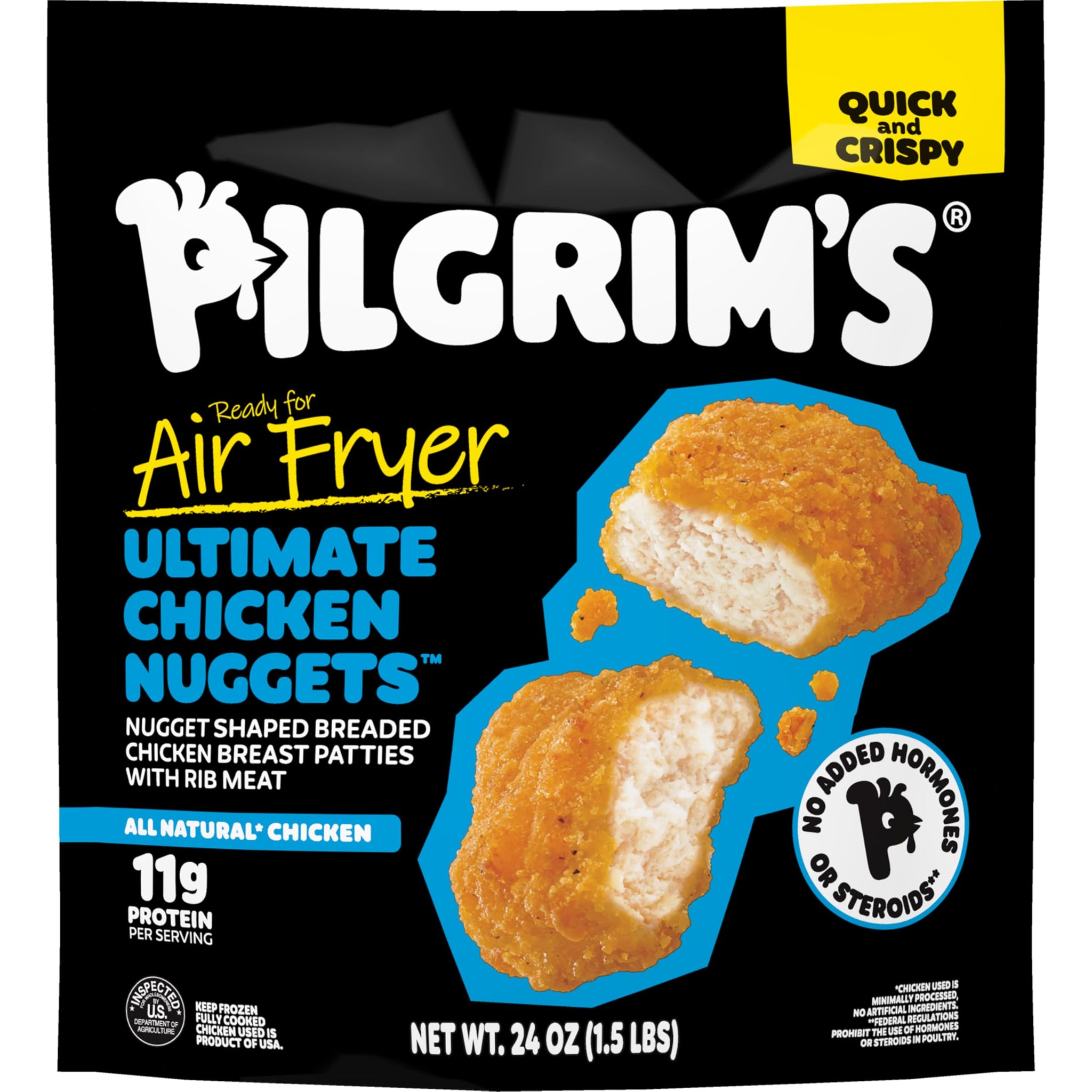 Pilgrim’s® Ultimate Nuggets | Fully Cooked | 11 G Protein | Frozen |1.50 LB