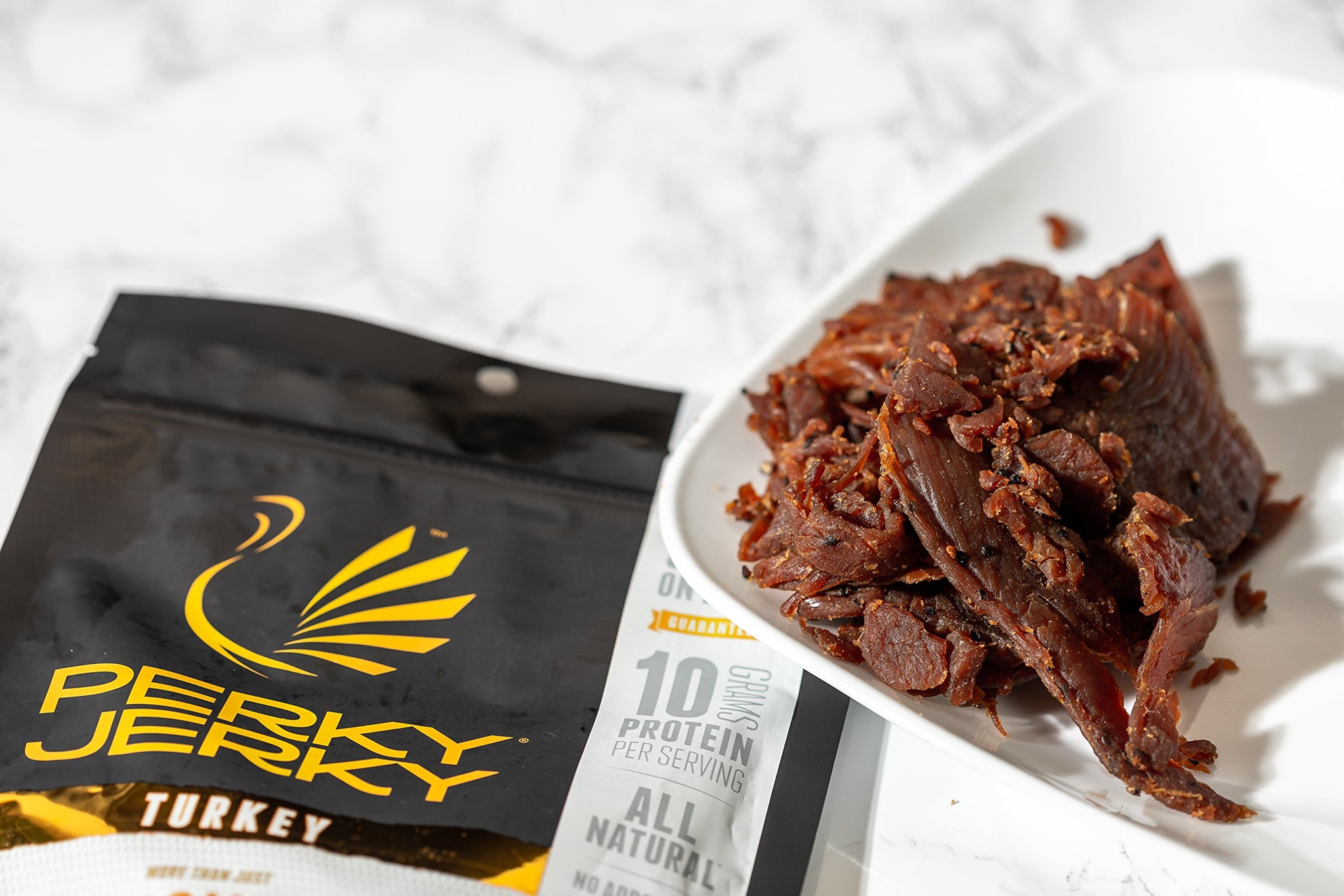 Perky Jerky All Natural Turkey Jerky, Hot and Bothered, 14 Ounce