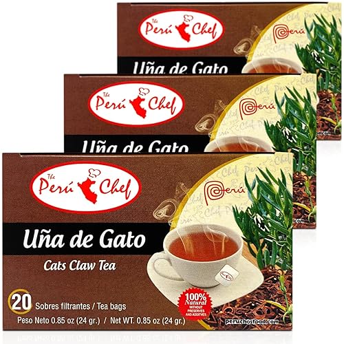 Peruchef Te Una de Gato 60 sobres | 60 tea bags Cats claw Tea 3 Pack