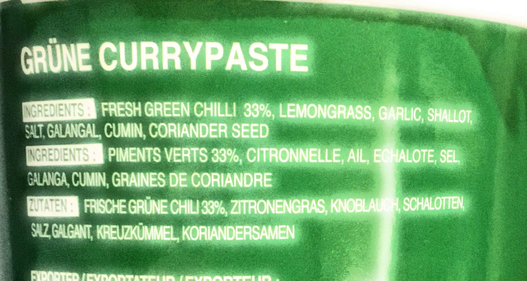 Cock Brand Green Curry Paste 14 Oz(2 Pack)