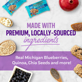 Cooper Street Granola Bakes in Delicious Blueberry Pomegranate Flavor | Healthy Chewy Granola Bars with Chia, Flax, Buckwheat and Oats | Individually
