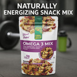 Sunhill Naturals Omega-3 Deluxe Mix, Heart-Healthy Omega Trail Mix with Nuts, Seeds & Cranberries, Omega 3 Nuts and Fruit Mix for Snacking