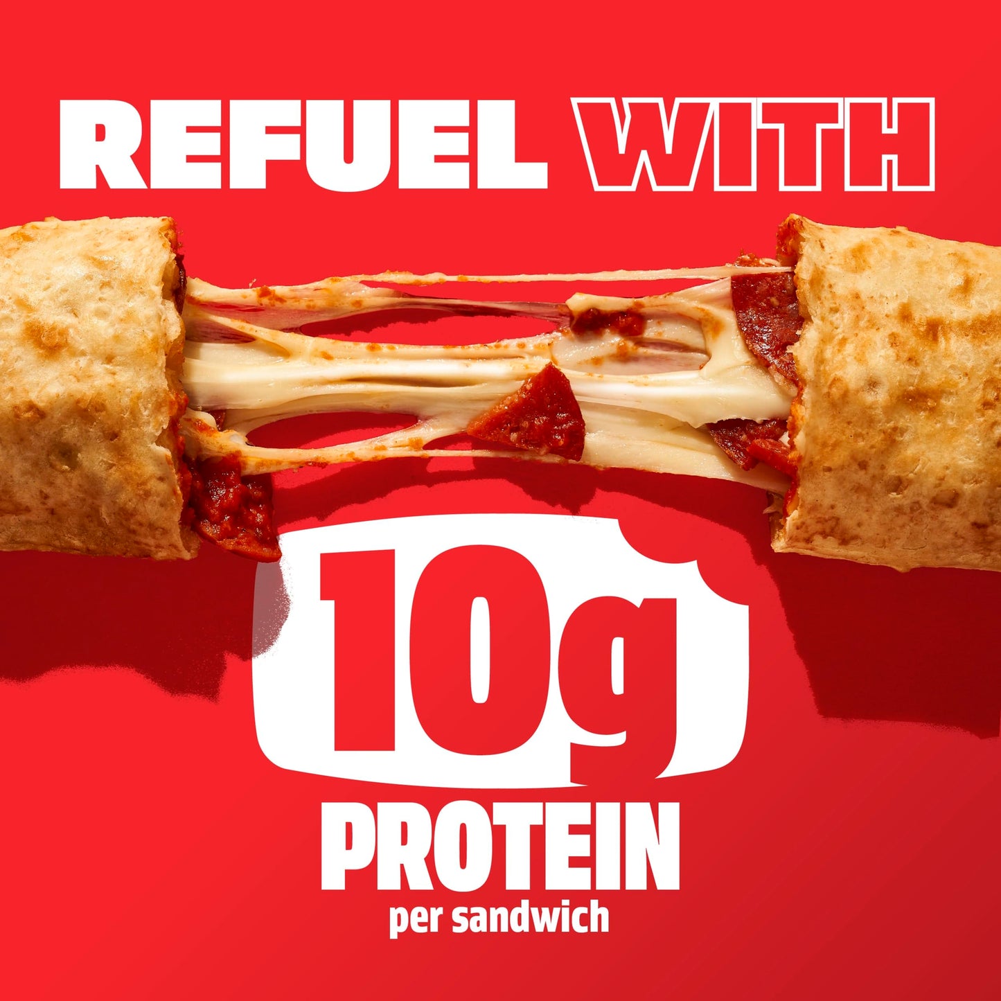 Hot Pockets Pepperoni Pizza Crispy Crust Frozen Snacks, Pizza Snacks Made with Mozzarella Cheese, 54 Oz, 12 Count Frozen Sandwiches