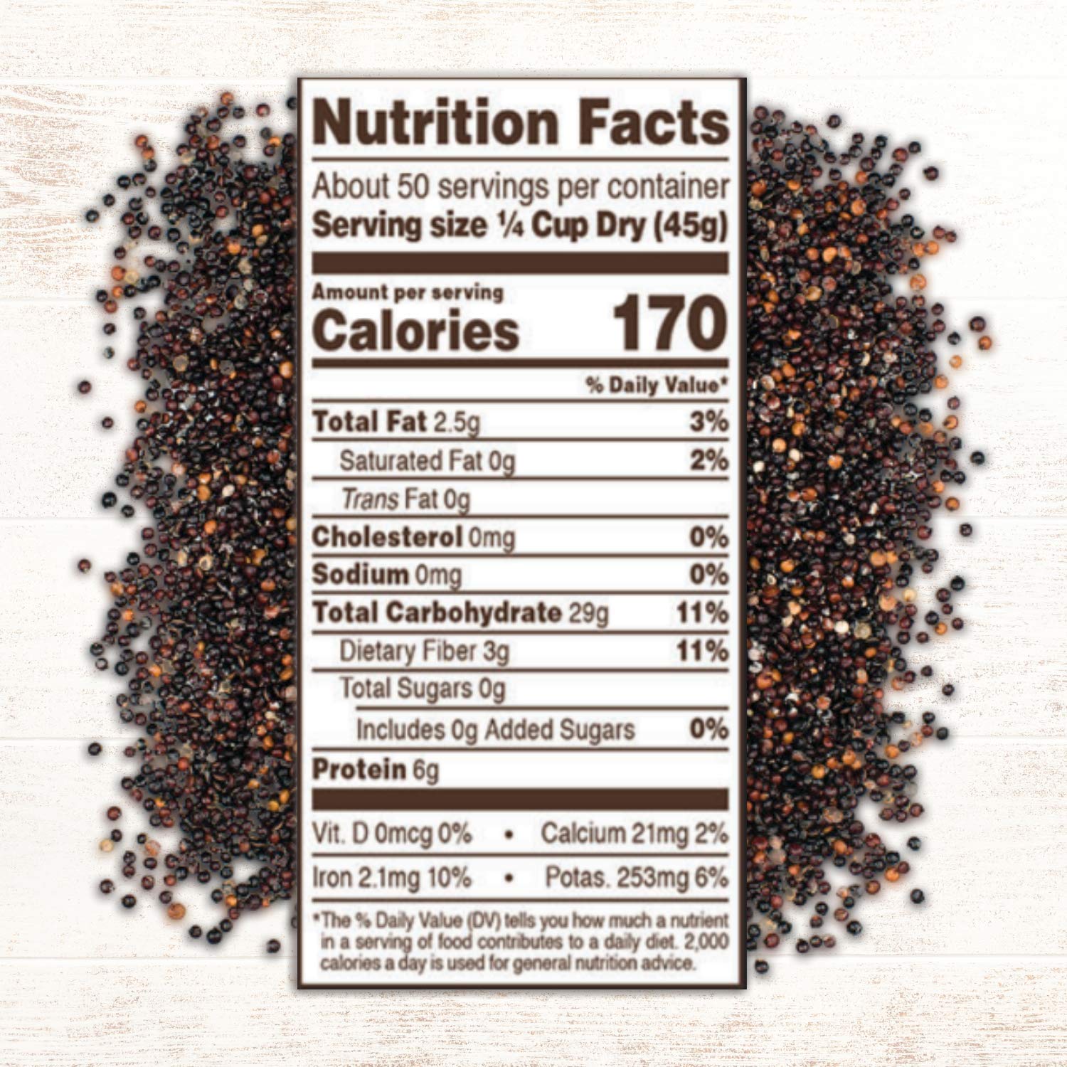 Roland Foods Black Quinoa from Peru, Pre-washed, 5 Lb Bag