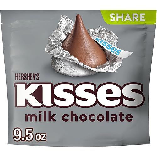 Hershey's Kisses, Milk Chocolate Candy Share Pack, 9.5 Ounce