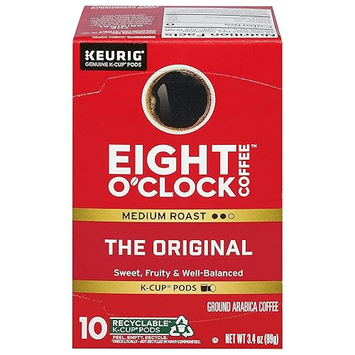 Eight O'Clock, Coffee Original K-Cup, 10 Count