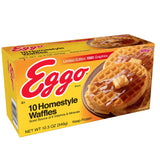 Kellogg’s Eggo, Frozen Waffles, Limited Edition 80’s Retro Homestyle, Easy Breakfast, 12.3 oz (10 Count)