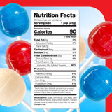 Patriotic Candy - 2 Pound Bulk Pack (35 Count) - Fourth of July Lollipops - Red White Blue Candy - Individually Wrapped - Cherry, Vanilla, Blue